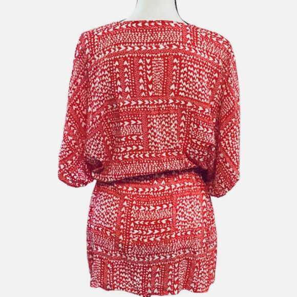 Victoria Secret Hearts Kimono Cover-up Red/White One Size - Picture 3 of 8